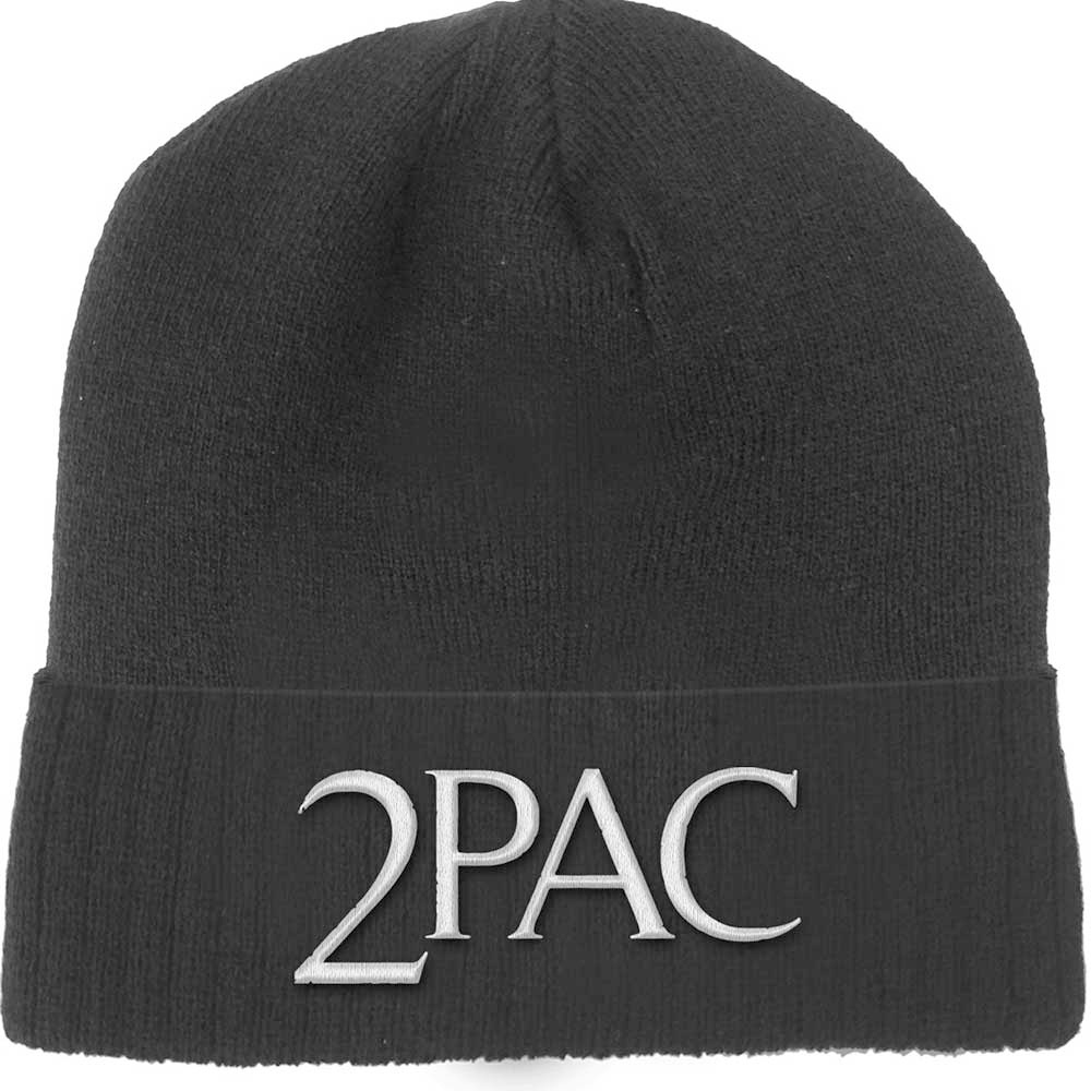 Tupac - Logo Beanie Muts - Zwart